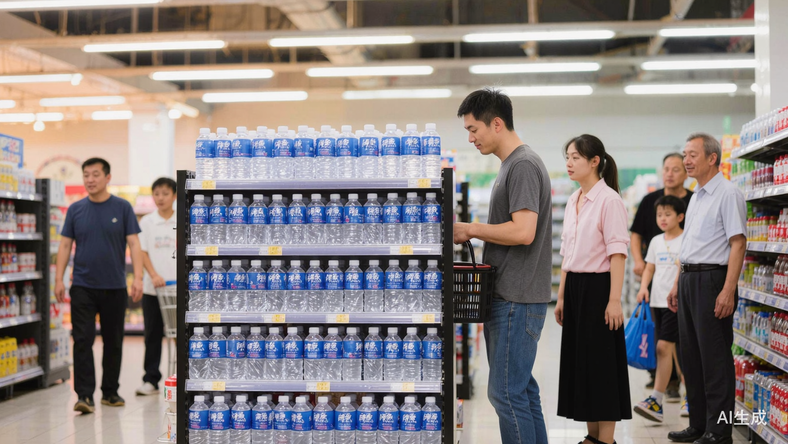 法国团队诈骗胖东来?撞脸的胖东来矿泉水上架即限购,原来1元水才更有市场